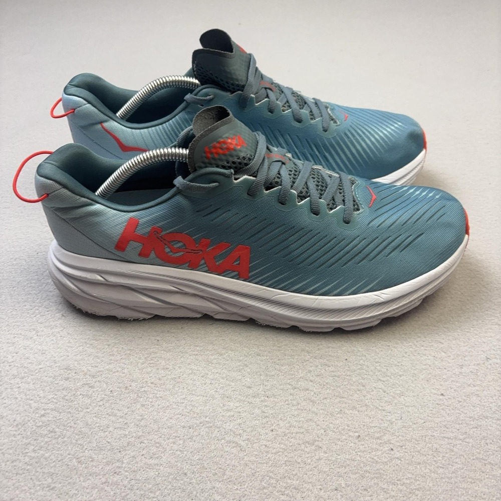 Hoka One One Rincon 3 Shoes Mens Size 11.5 Blue Running Sneakers 1119395 MSSS